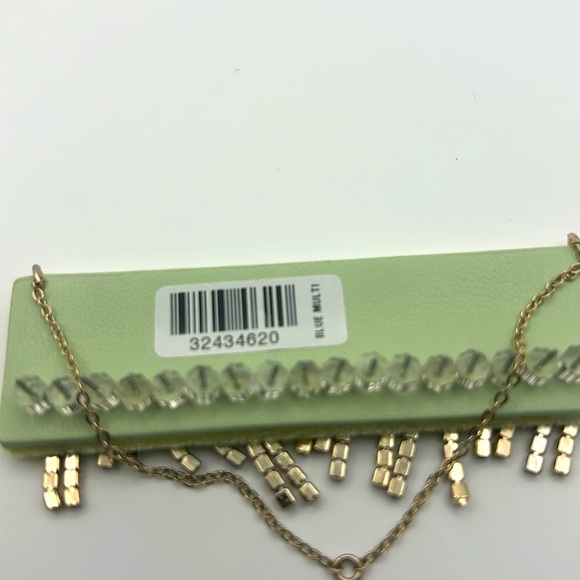 Loft Multi color earrings 9 pairs of pave stones - Picture 2 of 2